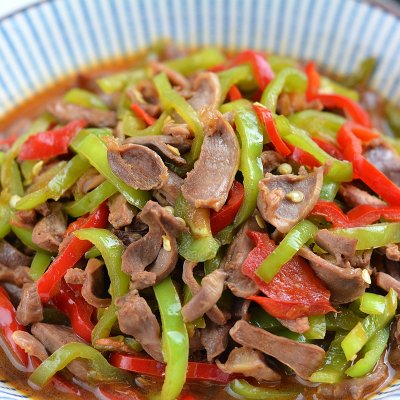 雞胗炒辣椒,雞胗炒辣椒的做法