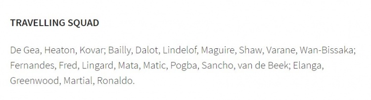 曼联欧冠出征大名单：C罗领衔，瓦拉内、博格巴在列，卡瓦尼无缘