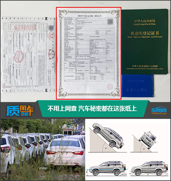 质用车：不用上网查 汽车秘密都在这张纸上