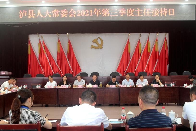 县人大常委会2021年第三季度主任接待日活动在兆雅镇举行