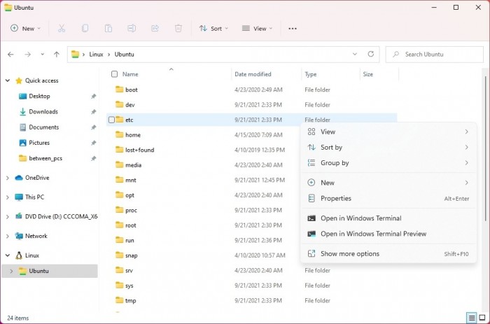 微軟為Windows 11 Linux子系統帶來了一些新特性