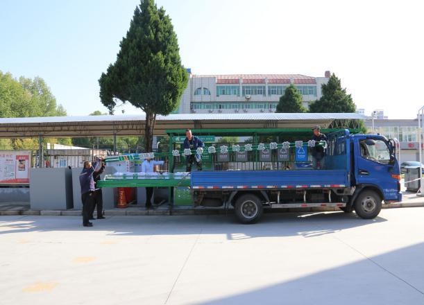 晋城高平市：高质快速推进垃圾分类亭建设
