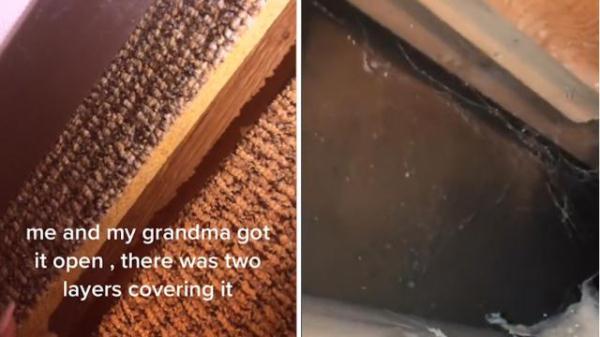 国外女子在汽车旅馆床下发现“隐藏房间”引发网友各种猜测