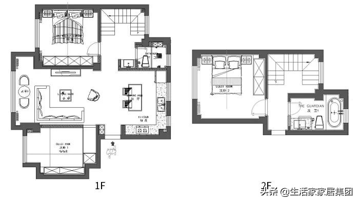 120㎡新中式，开放式书房、厨房更显宽敞，一家三口尽享诗意生活