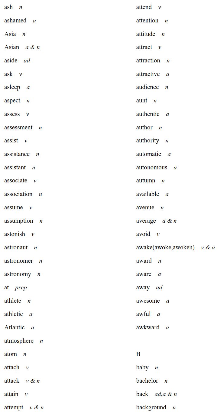 重磅！2020高考英语考试大纲，正式发布（内附最新词汇表）