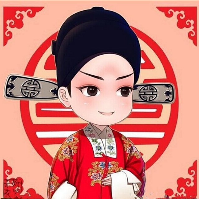 粉墨登场q版京剧人物粉墨登场