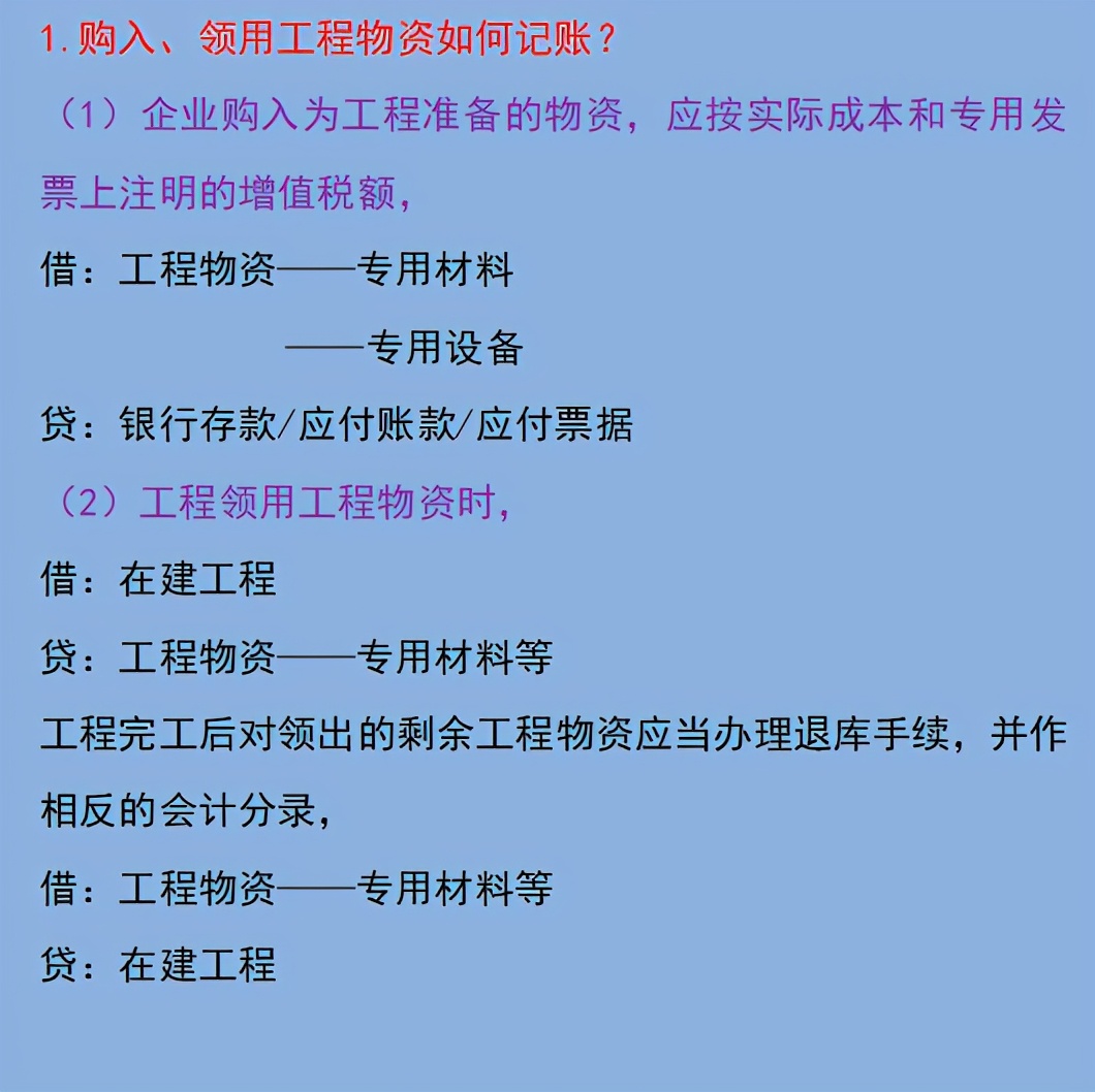 今日分享！建筑行业会计分录大全，最新版！建筑会计小白必备宝典