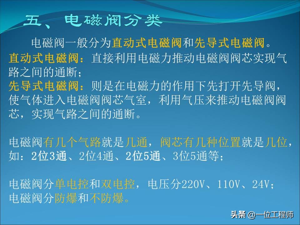 电磁阀的几位几通是什么含义，电磁阀的结构和使用，一文全面介绍