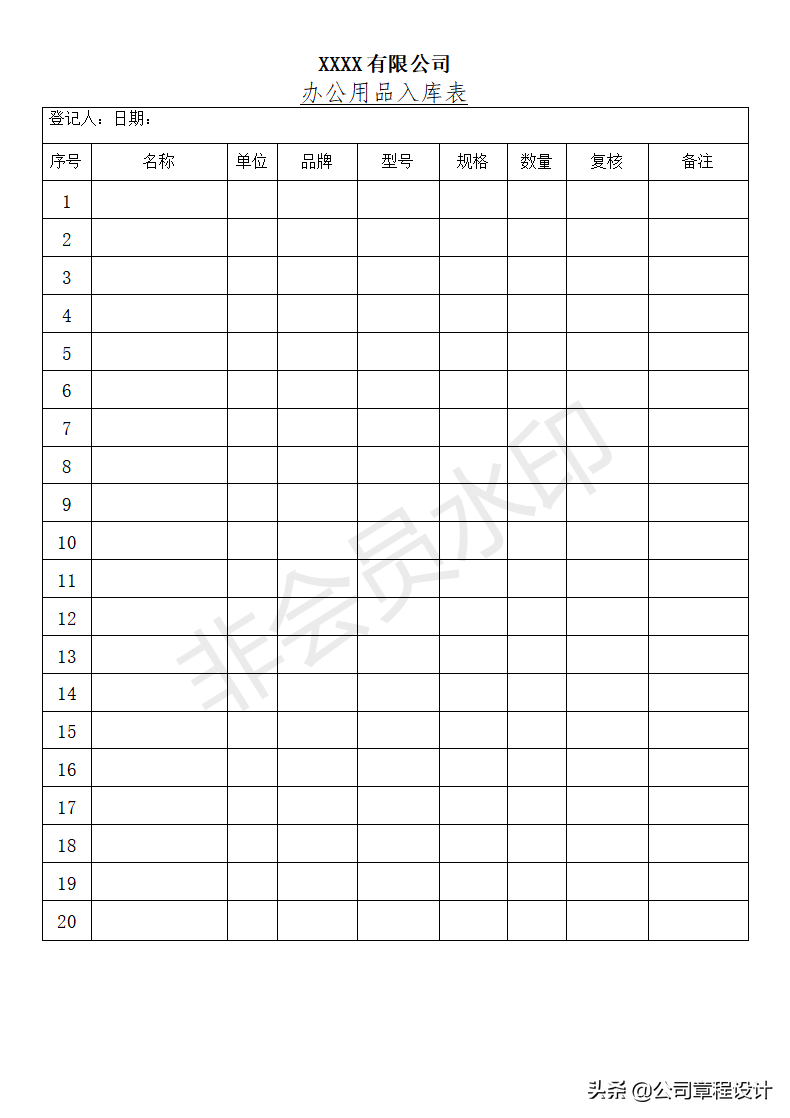 某公司办公用品采购与管理办法