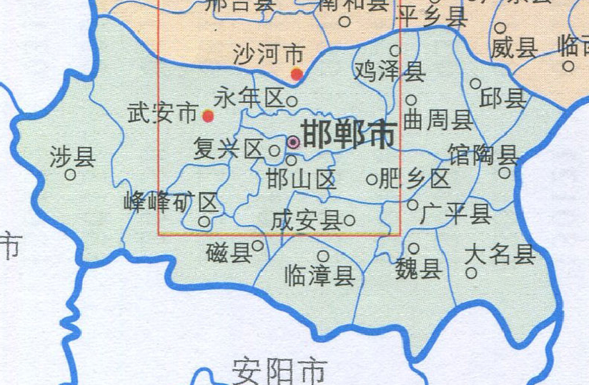 邯郸人口2021总人数口邯郸市主城区面积多大