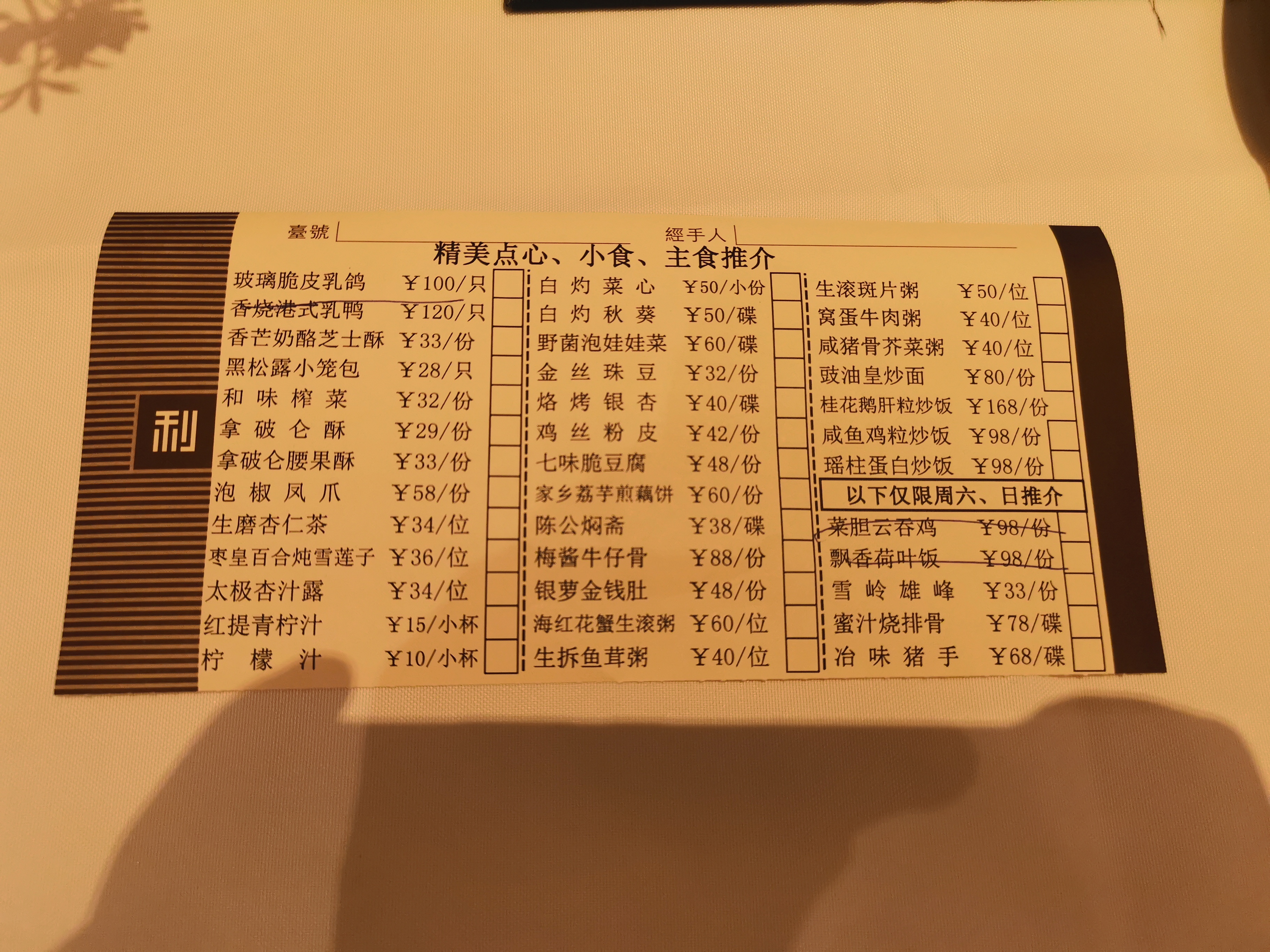 先看下菜单吧,来利苑如果午市吃茶点人均可能便宜点,这里也有茶点可以