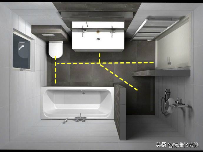 干湿分离指南：淋浴区加隔断，选浴帘还是钢化玻璃？