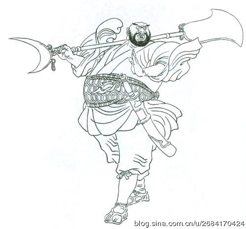 白描水浒三十六天罡星