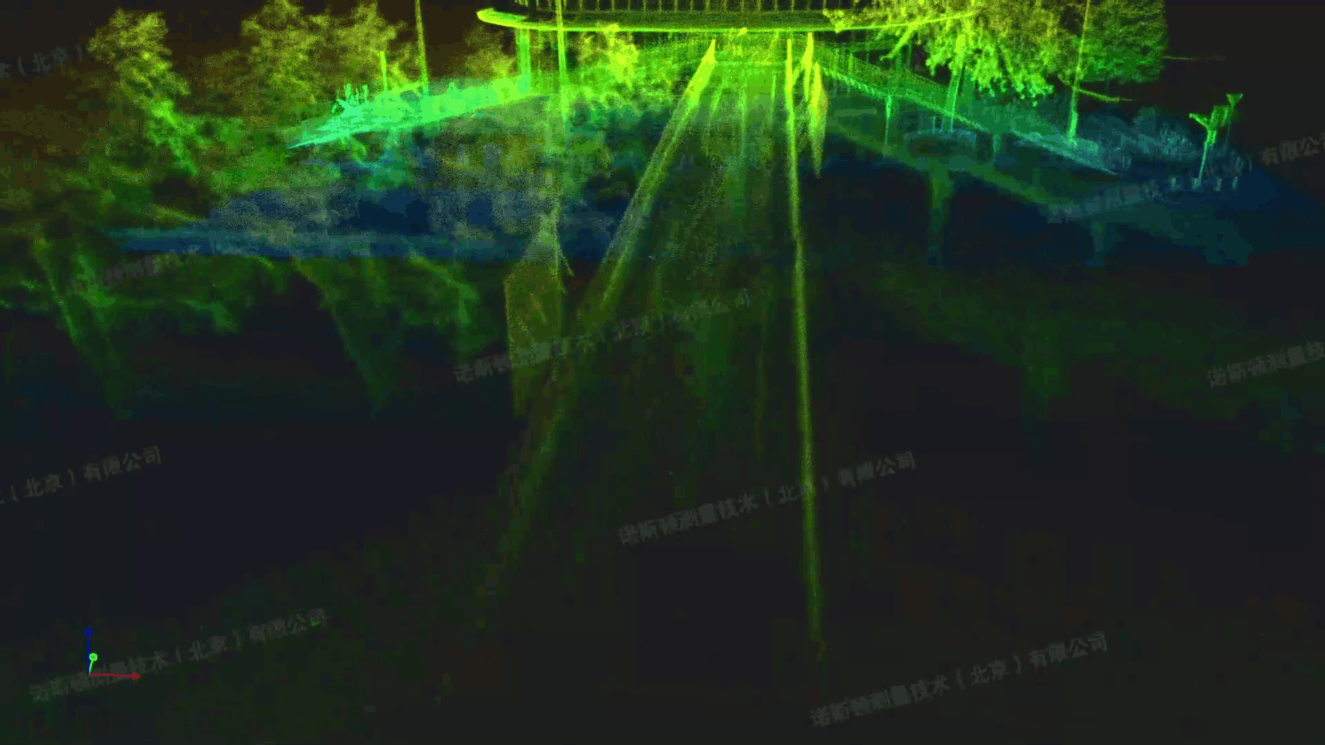诺斯顿｜桥梁建筑三维激光扫描，十分钟生成3D点云模型