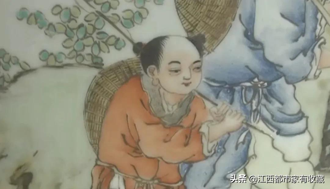 “珠山八友”之王琦 早期创作的棒槌瓶