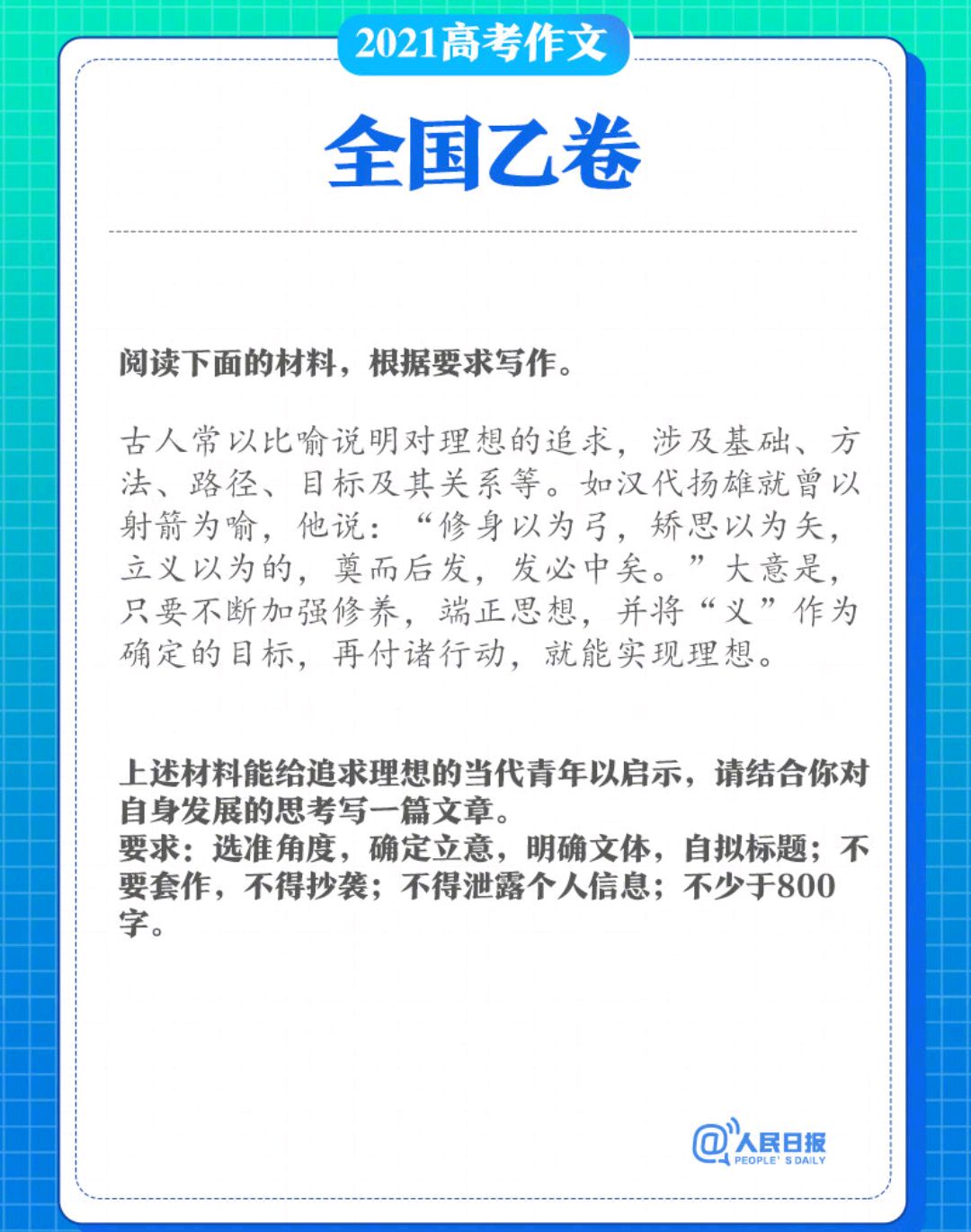 2021高考全国卷作文，想“跑题”都难，《觉醒年代》观后感？