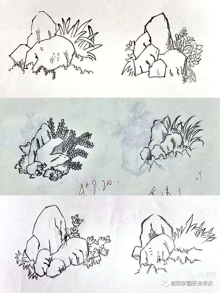 咸阳梦圆职业学校——学生绘画作品展