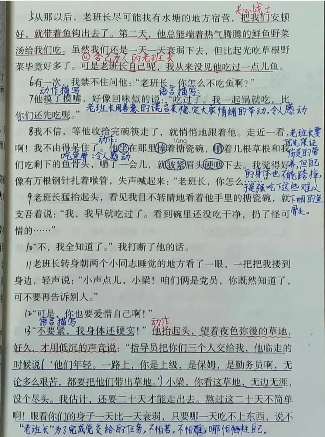 六年级语文上册十五课《金色的鱼钩》课文笔记，自主预习的好帮手