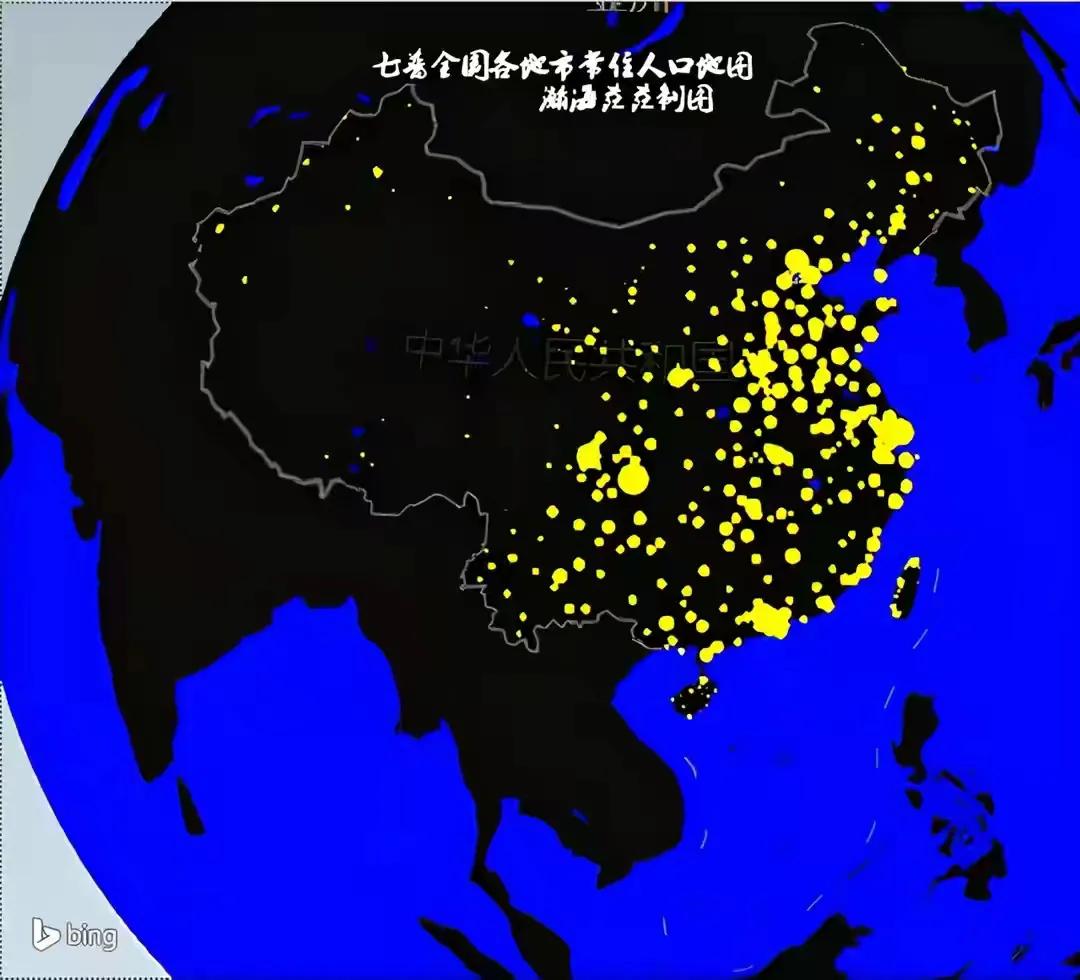 中国香港人口（我国人口超过2千万的城市及热力图对比）