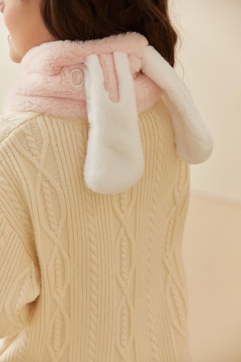 卡通毛绒围巾，防寒保暖，聪明的妈妈首选推荐