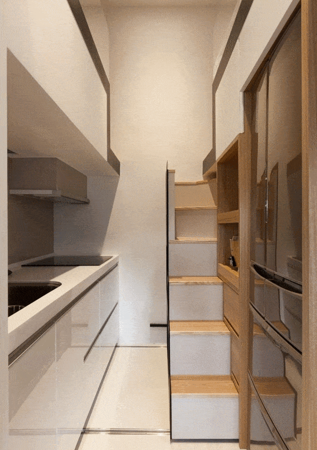 台式风│小窄高Loft公寓，靠4大奇招扩容放大双倍空间