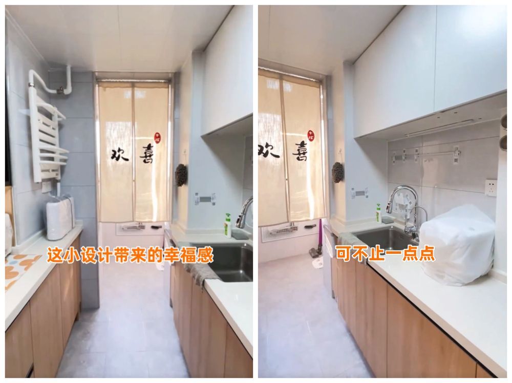 北京57㎡小蜗居：重新装修原木风收纳翻倍，网友：想搬进去