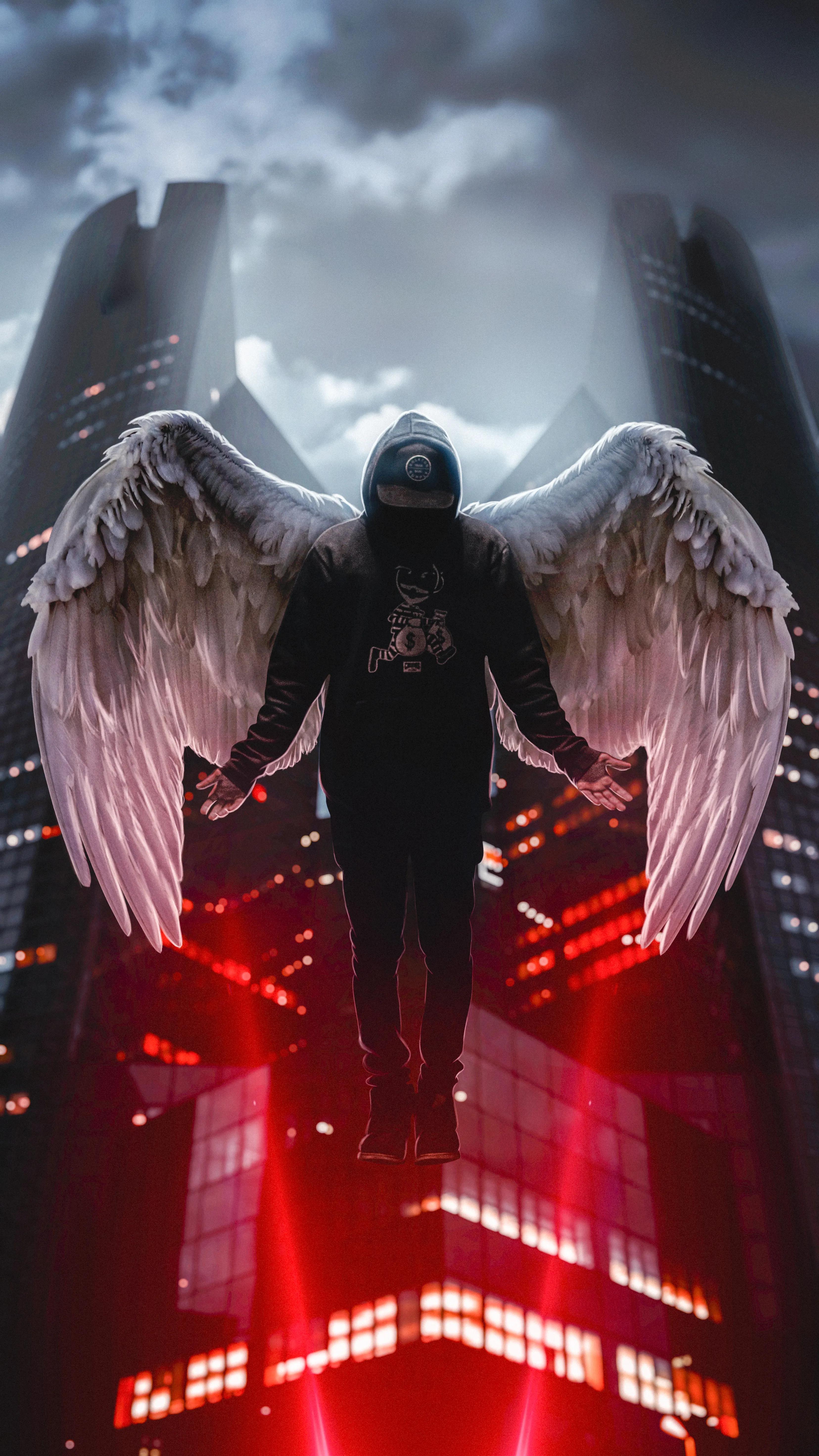 关于天使和恶魔的说说(对比式配图「短句」 _qq说说网