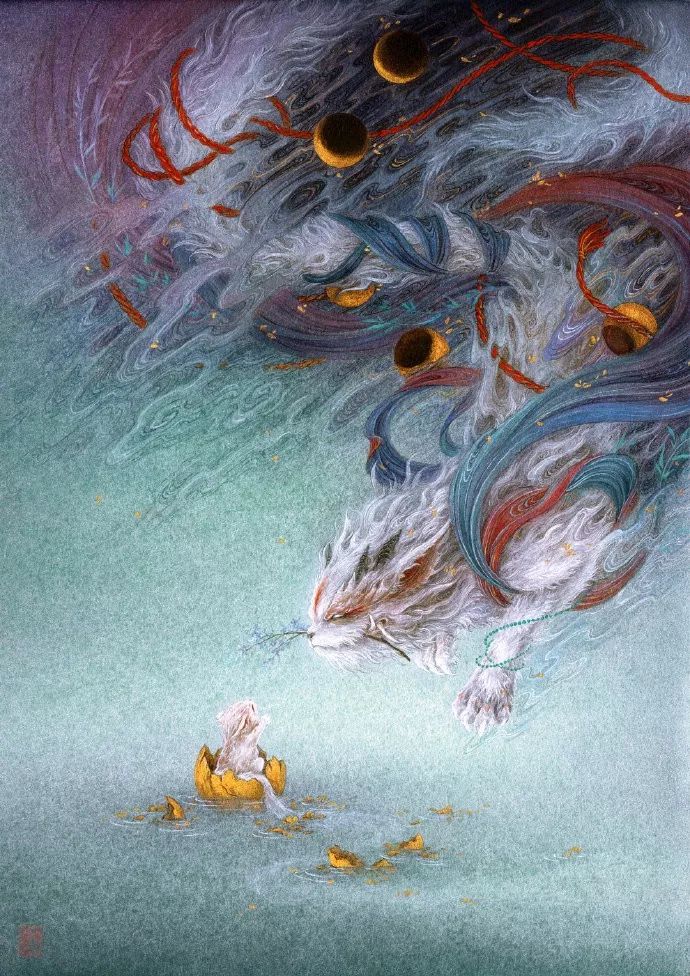 90后画师把山海经异兽画活了,成功吸引1000多万粉