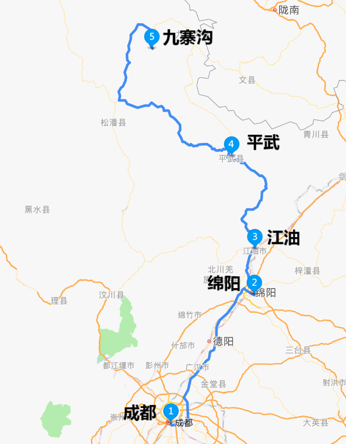 自己开车去九寨沟，竟然有5条路线？最后2条即将成为网红玩法