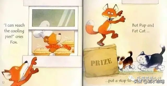 自然拼读绘本《Fox on a box》—通过拼读音素，学会单词发音