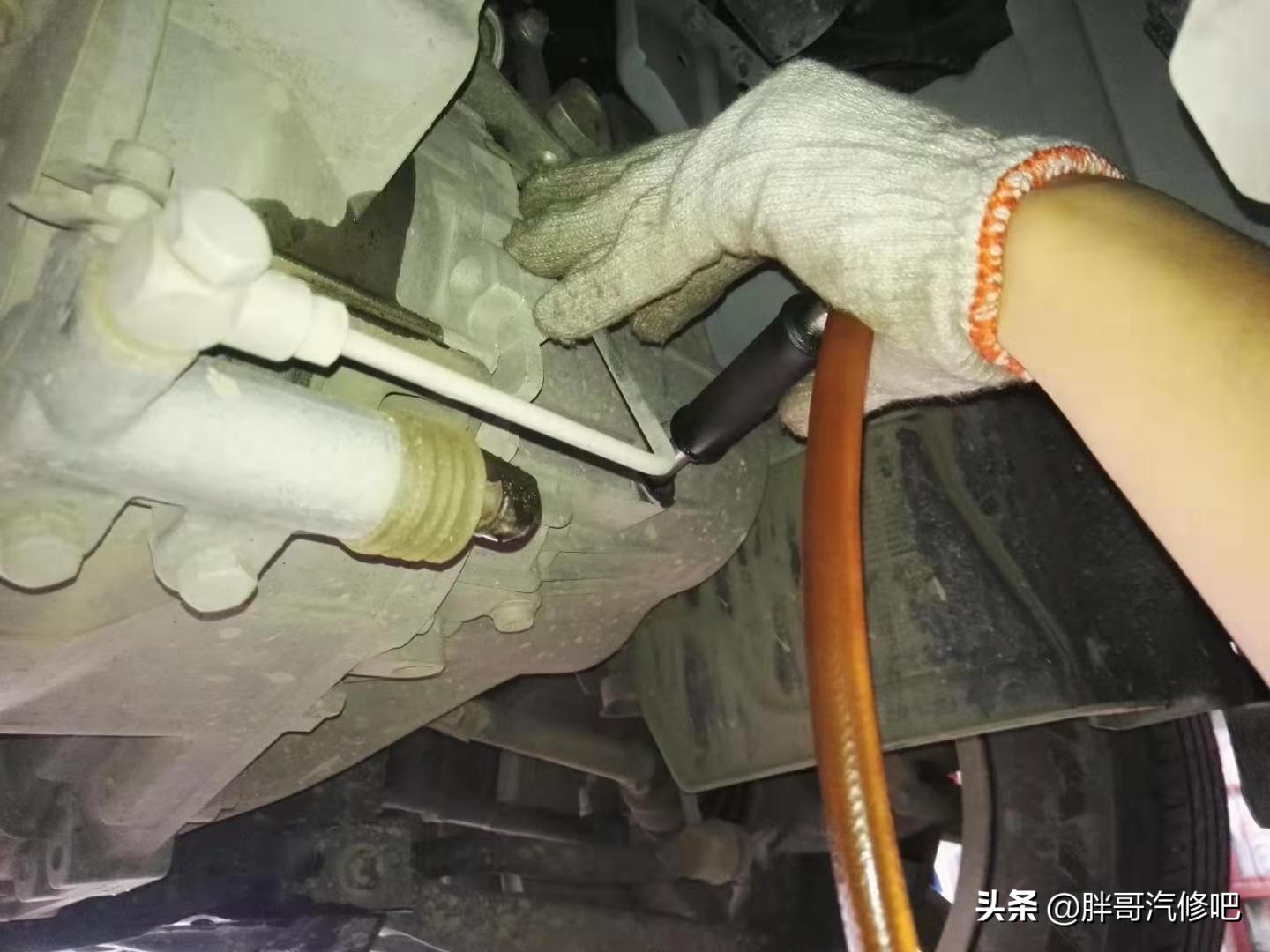 胖哥记得有一次给一辆朗逸换变速箱油,车主也是一位聊得来人,胖哥边