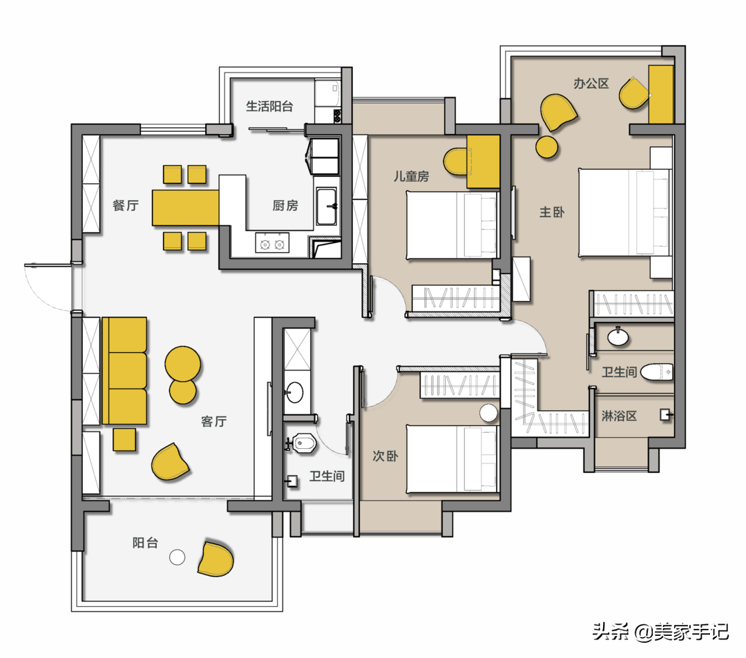 成都夫妻家中的高级场面：坚持沙发不靠墙，全屋寂静风！太有品味