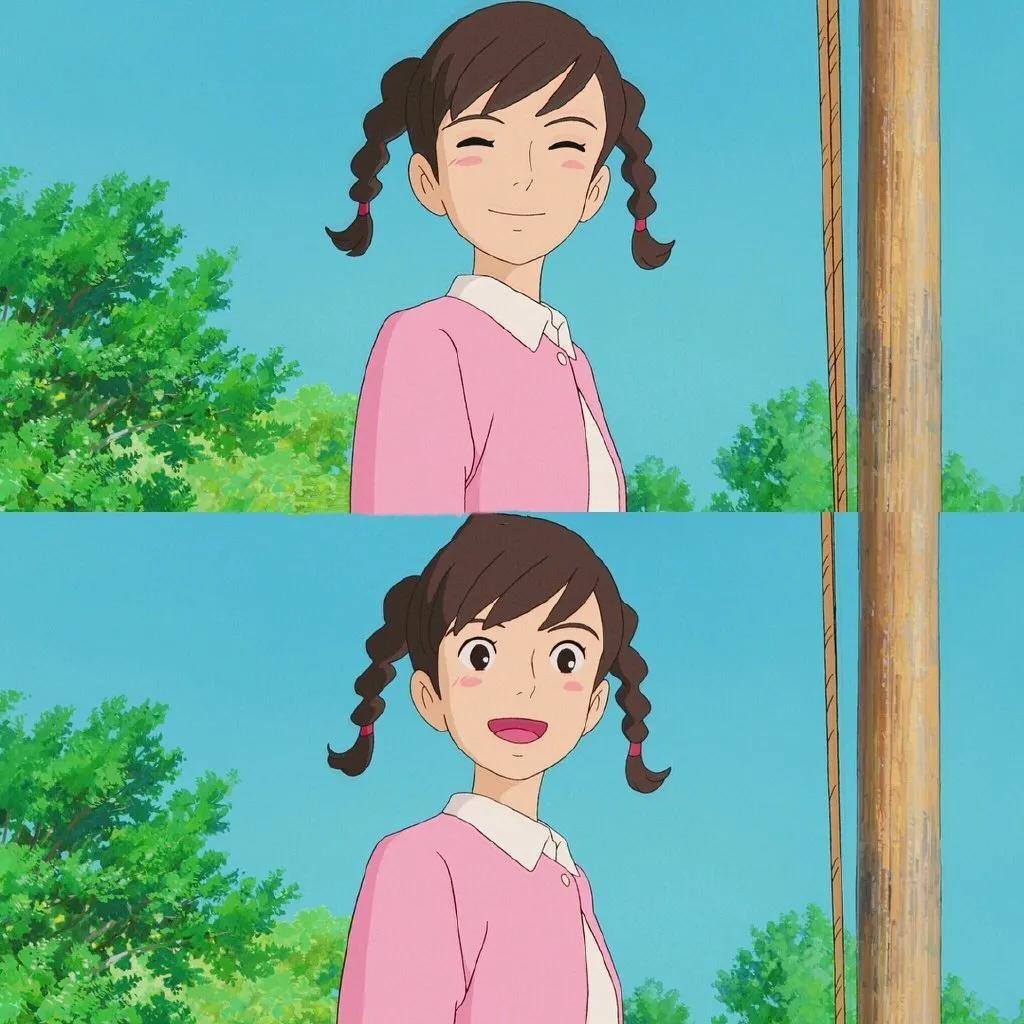 宫崎骏动漫里治愈的笑|喜欢看宫崎骏的小伙伴举手