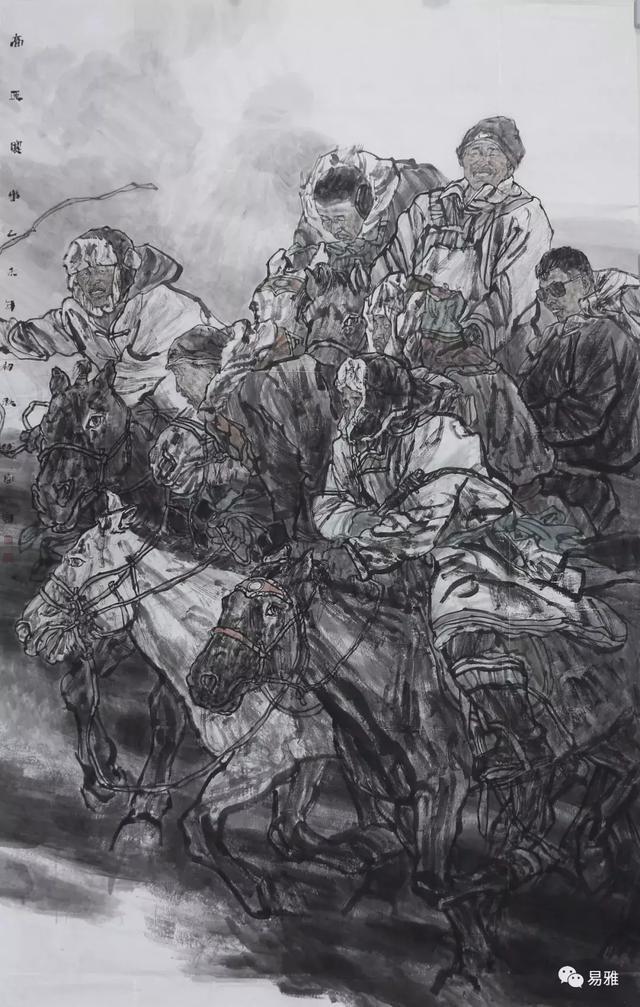 「易雅百家」傅向宏｜当代蒙古族题材绘画的民族特色
