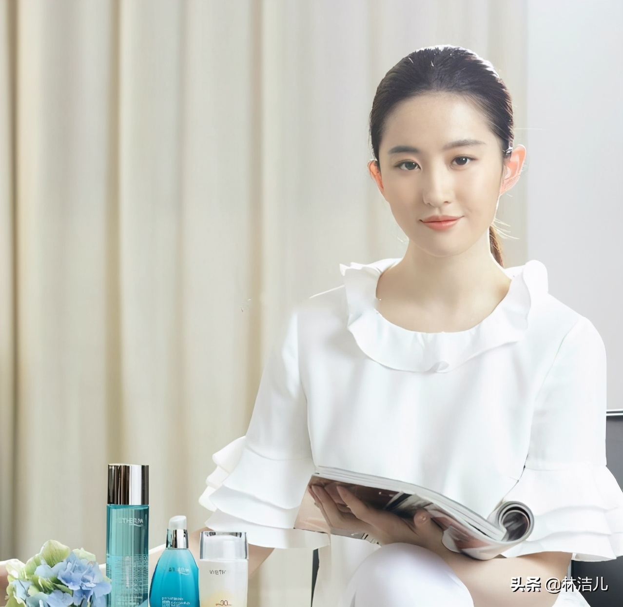 想要成为大美女？提高颅顶是第一步，赵小棠的高马尾能让脸小一圈