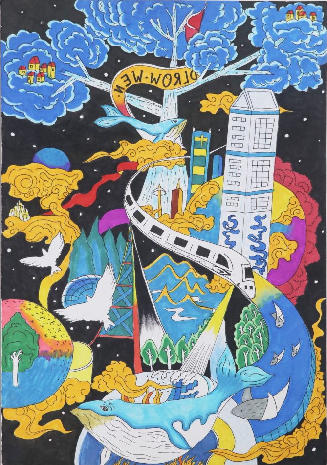 四年级画画图片大全一等奖(祈福英语实验小学) - 赤虎壹号