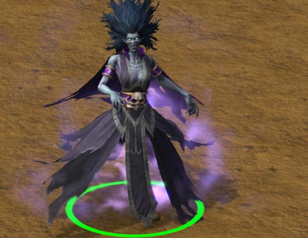 与人族的女巫相比,她实在是过于"醒目",低沉的嗓音,飘忽不定的身影