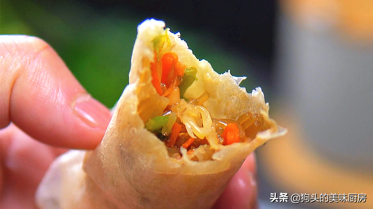 把合菜卷成卷，不爱吃菜的都爱吃，鲜美营养，蔬菜主食一个搞定