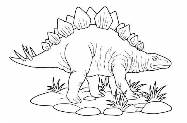 教你常见9种恐龙画法,简单易学,适合小朋友临摹学习的绘画素材