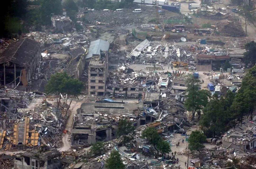 汶川大地震余震记录图片