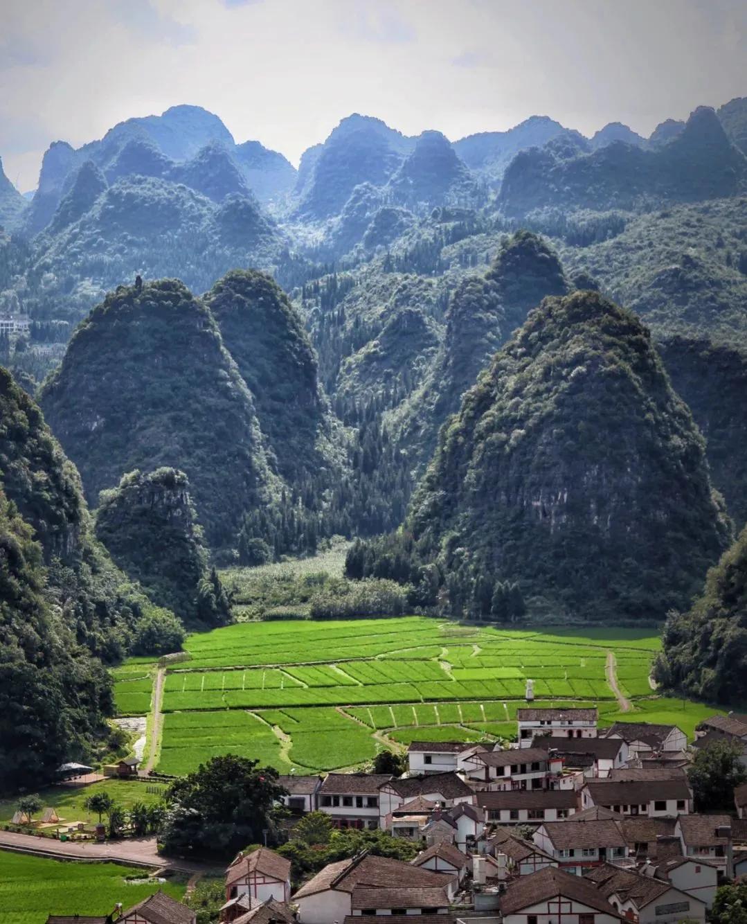 贵州重点旅游景点地图