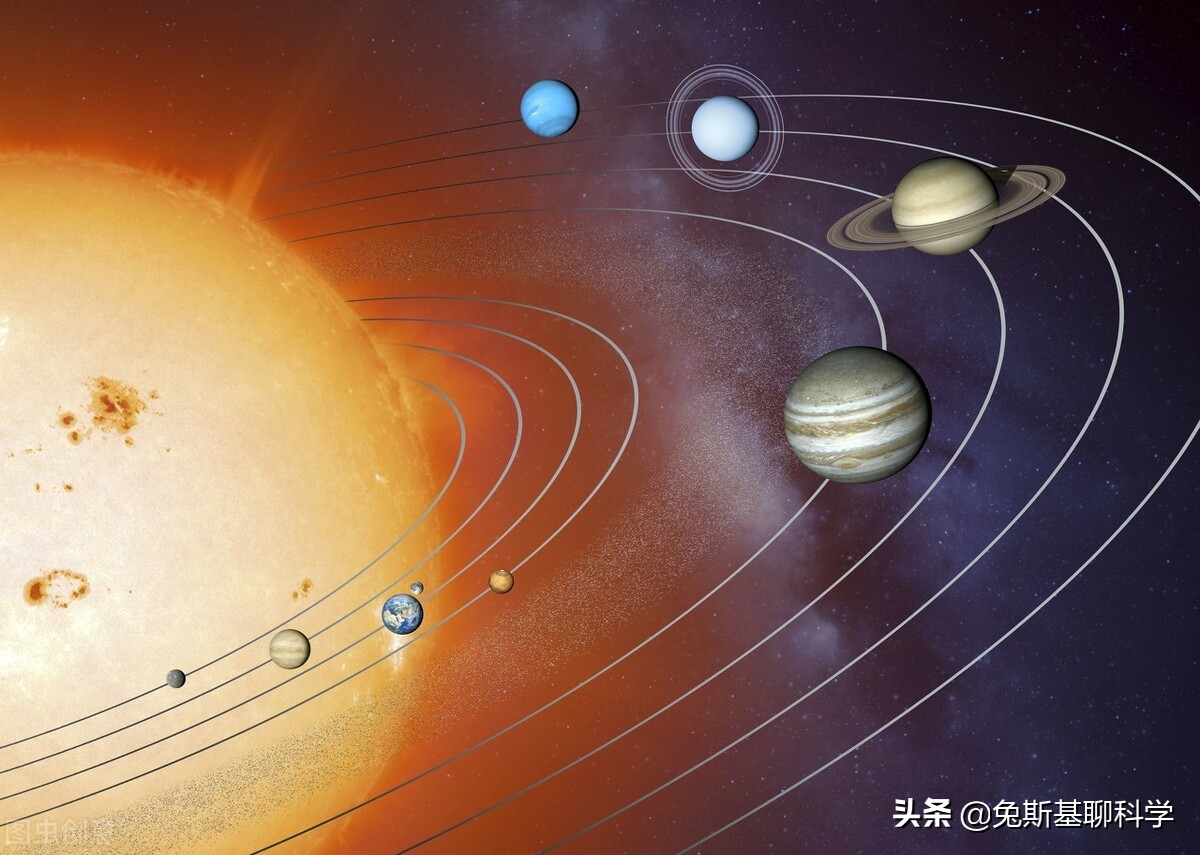 真实的太阳系，假如地球直径1厘米，缩小的太阳系仍大得难以想象