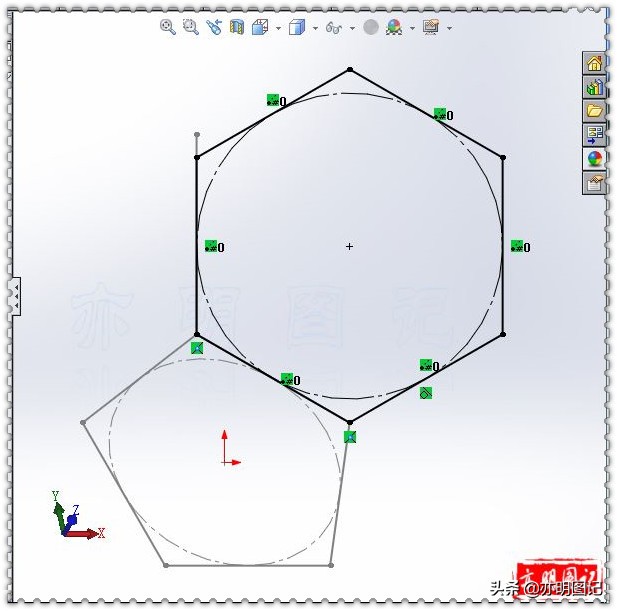 亦明图记：SolidWorks绘制五星足球，使用放样+移动复制完成