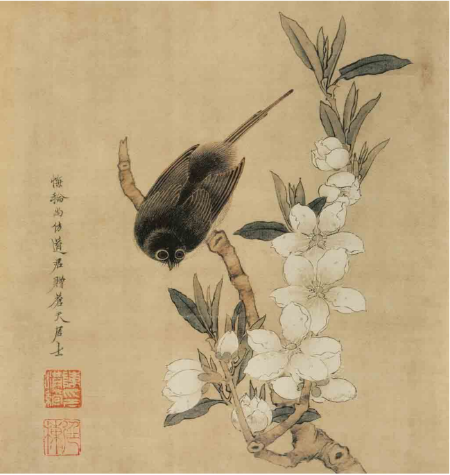 陈洪绶名画欣赏|清供图,荷花鸳鸯图等16幅国画作品赏析-墨尖族