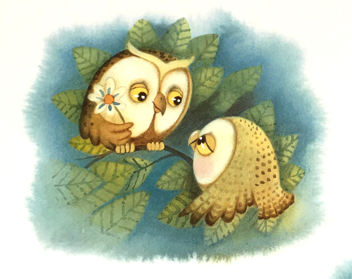 22张儿童绘本插画,寻找朋友的故事,画面唯美可爱,充满童趣