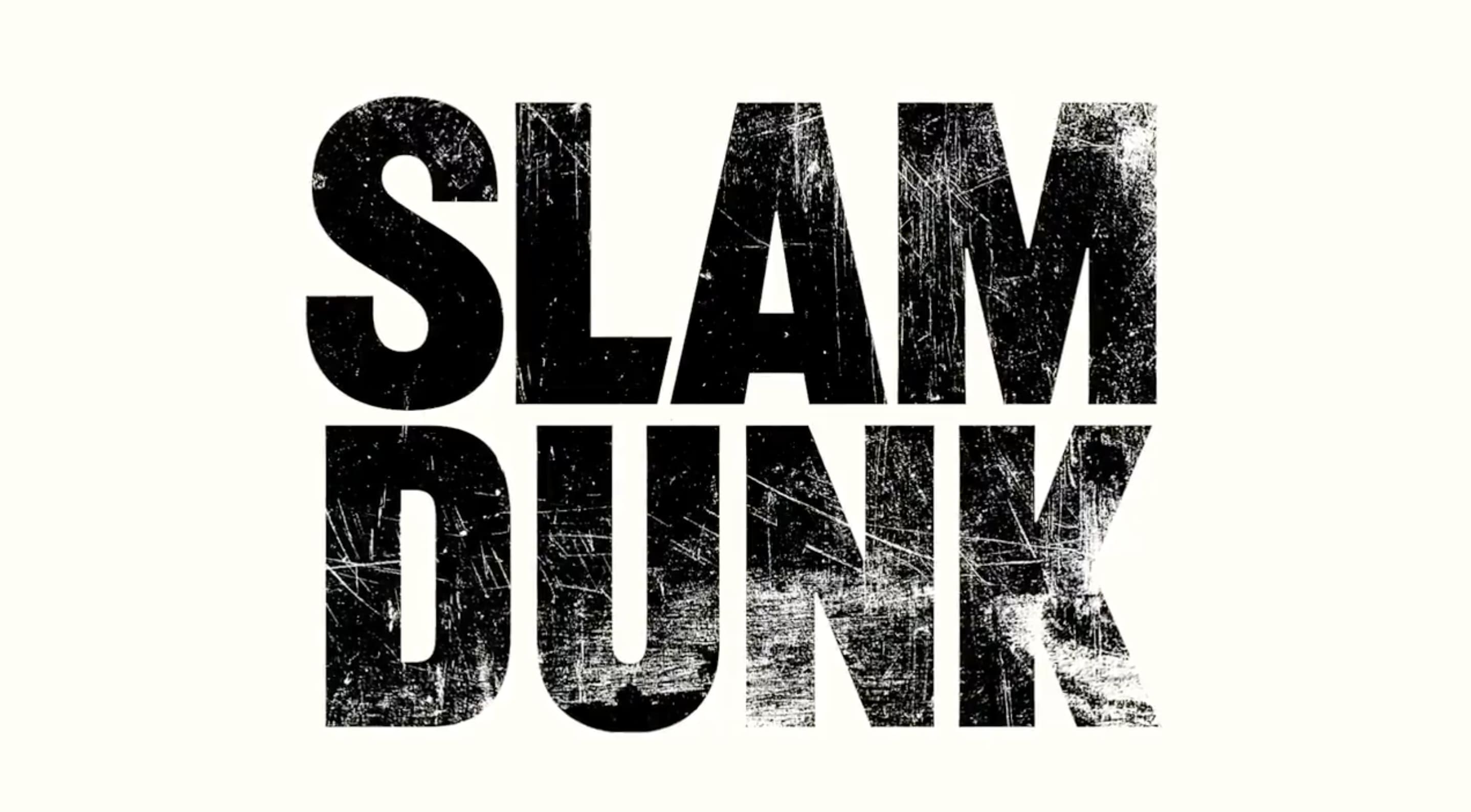 紧接着,《灌篮高手》的英文slam dunk出现.