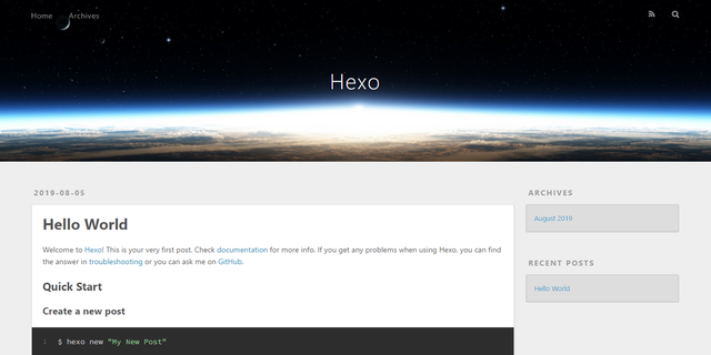 Hexo+Github: 个人博客网站搭建完全教程(看这篇就够了)