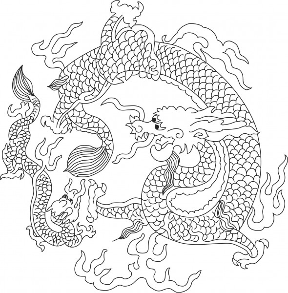 怎么画神古霸气的龙 中国龙怎么画帅气 - 汽车时代网