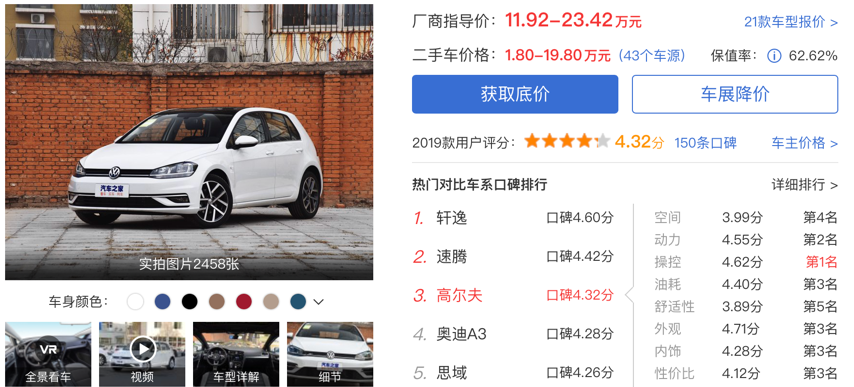U17康少：第六代Polo对比第七代高尔夫，哪个更值得购买？