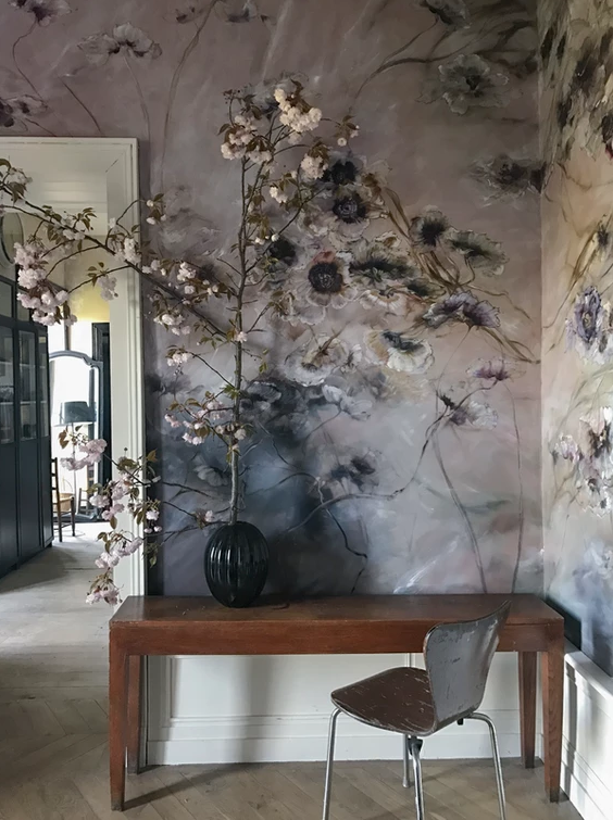 巴黎美院的天才女画家，花10年在自家的墙壁上作画，我被美哭了